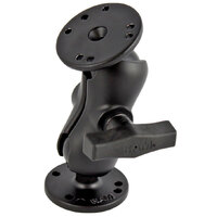 RAM® Drill-Down Mounting Kit features Short Length Double Socket Arm to C sized Round Plate Attachments