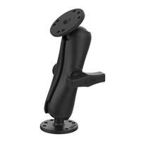 RAM® Drill-Down Mounting Kit features Medium Length Double Socket Arm to C sized Round Plate Attachments