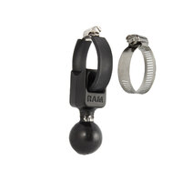 RAM® Strap Hose Clamp Base 1.5&quot; Ball with 0.5&quot; Strap