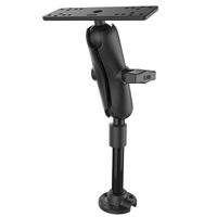RAM® 6&quot; Long 90° NPT Pipe Mount with Double Ball Mount- C Size