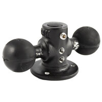 RAM® Double Ball Adapter with Round Base - C Size