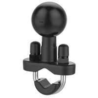 RAM® Handlebar U-Bolt Base for Rails 0.5&quot; to 1&quot; in Diameter - C Size