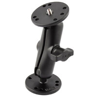 RAM® Screw-Down Base Combo to Universal Camera/Camcorder Base with with standard 1/4&quot; male camera thread
