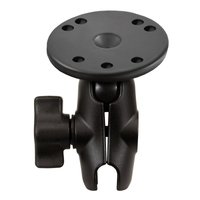 RAM® Double Socket Arm with Round Plate - B Size Short