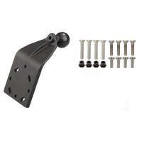 RAM® Curved Extension Base with Ball &amp; Mounting Hardware