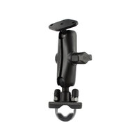 RAM® Handlebar U-Bolt Double Ball Combo with  Medium Arm Stainless Steel