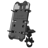 Quick-Grip™ XL Phone Mount Kit with Handlebar U-Bolt Base and Short Arm