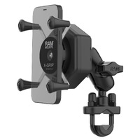 RAM Vibe-Safe Adapter Kit for X-Grip® Phone Mount to Handlebar U-Bolt Base with Short Arm Ram Mounts UN7