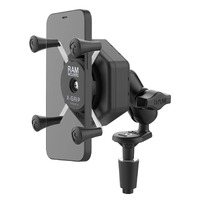 RAM® X-Grip® Vibe-Safe Smartphone Kit on Fork Stem Base with Short Arm UN7