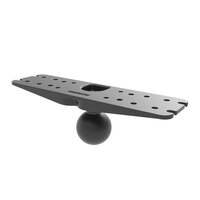 RAM® Large Marine Electronics Ball Adapter - D Size Rectangular Plate 2.25&quot; Ball