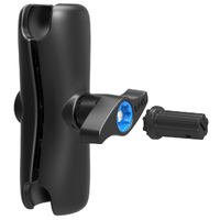 RAM® Double Socket Arm with RAM® Pin-Lock™ Security Nut - D Size Medium