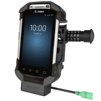 RAM® Combo-Locking Form-Fit Powered Dock for Zebra TC70, 72, 75 &amp; 77