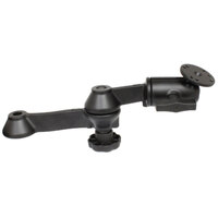 Priced Down RAM® 12&quot; Double Swing Arm with Round Plate - C Size