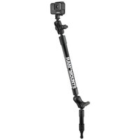 RAM® GoPro Adapter Kit with 27&quot; Tough-Pole Camera Mount to Spline Post &amp; Short Arm at the top Ram Mounts