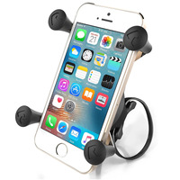 X-Grip® Phone Mount Combo with RAM® EZ-On/Off™ Bicycle Base UN7