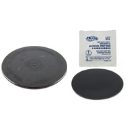 Black 3.5&quot; Adhesive Plate for Suction Cups