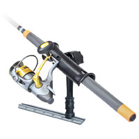 RAM® Tube Jr.™ Rod Holder with RAM® Adapt-A-Post™ Track Base - 6&quot; Post