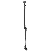 RAM® Tough-Pole™ 48&quot; Camera Mount with Double Pipe &amp; Dual Track Base