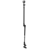 RAM GoPro Adapter Kit -Tough-Pole 48&quot; Camera Mount Double Pipe - Dual Track Base &amp; Short Arm from Ram Mounts