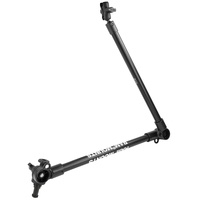 RAM® Tough-Pole™ 48&quot; Double Pipe Mount with RAM® Track-Node™ Base and Short Arm