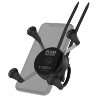 X-Grip® Phone Mount Combo with Low Profile Zip Tie Handlebar Base Ram Mounts UN7