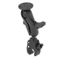 RAM® Tough-Claw Kit Small Clamp Mount with Round Plate Adapter - Medium Arm ram-202-400