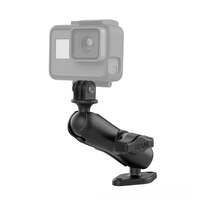 RAM® Action Camera Adapter Kit with Diamond Plate Mount &amp; B size Medium Arm- Ram Mounts