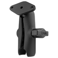 RAM® Double Socket Arm Combo with Diamond Plate - B Size Medium