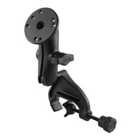 RAM Yoke Clamp Mount Combo with Double Ball  Round Plate - Medium Arm Ram Mounts 