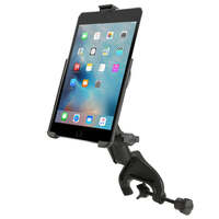 RAM® EZ-Roll&#39;r Cradle with Yoke Clamp Mount for Apple iPad mini 4 &amp; 5
