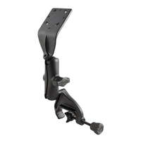 RAM® Double Ball Yoke Clamp Mount with Angled Extension Plate - Medium