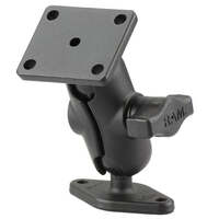 RAM® Double Ball Mount with 2-Hole &amp; 4-Hole AMPS Plates - Short