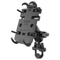 RAM® Quick-Grip Phone Mount with Handlebar U-Bolt Base - Short