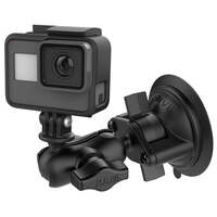 RAM GoPro Adapter Kit with Suction Cup Mount to Short Arm adapter ram-b-166-a-gop1u