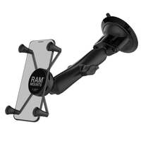X-Grip® Smartphone Kit with Suction Cup Base - Long Arm  ram-b-166-c-un10u