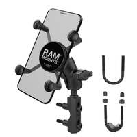 X-Grip® Phone Mount Kit with Brake/Clutch Reservoir Base &amp; Short Arm Ram Mounts UN7