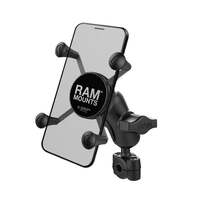 RAM® X-Grip Phone Mount Kit with Handlebar Base &amp; Short Arm UN7