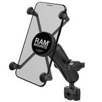 RAM® X-Grip Smartphone Handlebar Kit with Small Torque Rail Base - Medium Arm UN10
