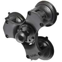 RAM® Twist-Lock Triple Suction Cup Ball Base - C Size