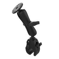 RAM® Tough-Claw Kit Medium Clamp with Round Plate &amp; Double Socket Arm - C Size Medium