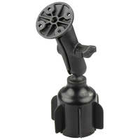 RAM® Stubby Cup Holder Combo with Round Plate and Medium Arm