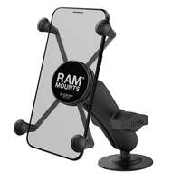 X-Grip iPhone or Samsung Kit with Flex Adhesive Base to Medium Arm RAP-B-378-UN10U
