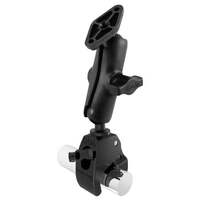 RAM® Tough-Claw Kit Medium Clamp Mount - Composite Diamond Plate and B sized Medium Arm