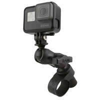 RAM® Tough-Strap Double Ball Mount with Universal Action Camera Adapter
